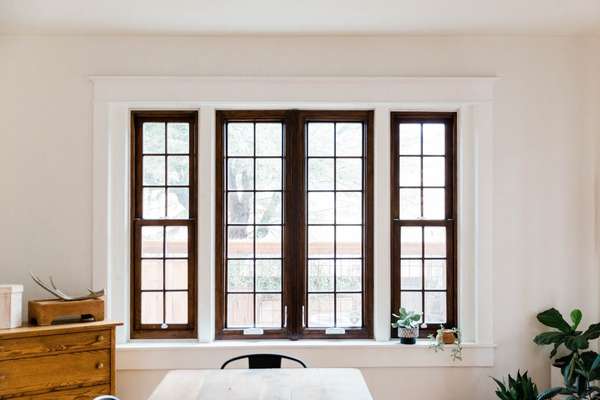 Create Contrast with The Black Window Frame