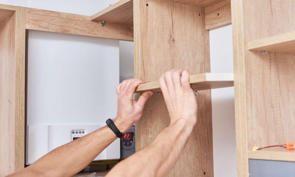 How to Remove Kitchen Cabinet Shelf Brackets